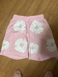 U*y様 DENIM TEARS ショートパンツ ピンク y2k drip sw | Mercari