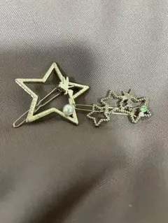 ティンカーベルヘアアクセサリー⭐ 星型 髪留め ゴールド