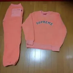Supremeピンク系フリースセット新品未使 - メルカリ