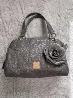 美品♡ANNA SUI メアリーシリーズ ミニボストンバッグ 刺繍 キルティング