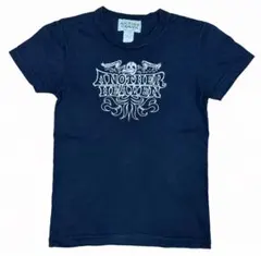 アナザーヘブン スカル柄 黒 半袖Tシャツ S 米国製