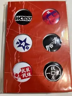 【ファン必見！！非売品激レア】クローズworst缶バッジセット②