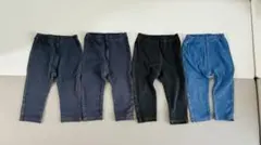 UNIQLOベビー レギンス レギュラーフィット80cm 10分丈 4点セットのサムネイル