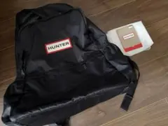 HUNTER バックパック リュック ブラック