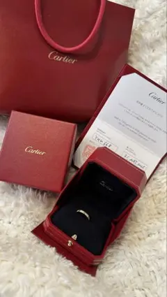 ◇レア・美品◇ Cartier ロゴリング ダイヤ ロゴ ドゥーブルC - メルカリ