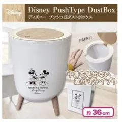 ディズニープッシュ式ダストボックス　ミッキーミニーゴミ箱　新品未使用未開封のサムネイル