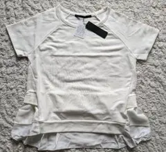 YEVS イーブス●白 ホワイト フリル付き Tシャツ カットソー フリーサイズのサムネイル