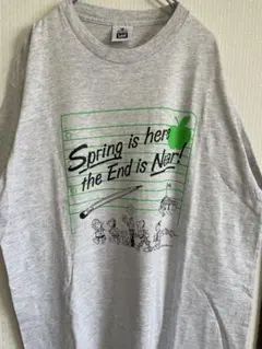 【激レア】90s USA製 Lee ビンテージTシャツ XL 霜降りグレーのサムネイル