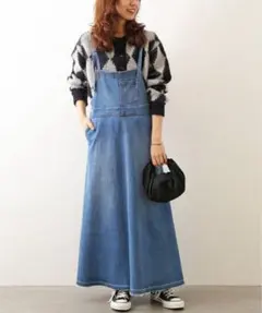 ジャーナルスタンダードレリューム　デニムジャンパースカート