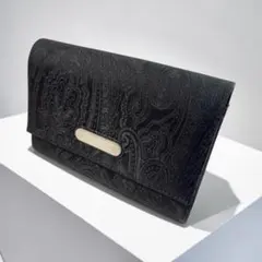 ETRO エトロ がま口 二つ折り財布 ペイズリー ブラックのサムネイル