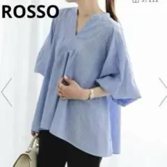 UR TECH F by ROSSO イージーリネンボリュームブラウスのサムネイル