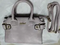 D.KELLY 2way ショルダーバッグ グレージュ