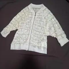 白ジャンパーMサイズレース