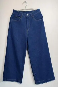 JUNRED ワイドレッグデニム ダークブルー