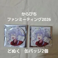 どぬく　缶バッジ　からぴち　ファンミーティング　ファンミ　カラフルピーチ