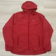 NIKE ナイキ ウィンドブレーカー 赤 M ランニング ジョギング ジャケット