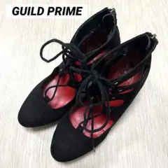 GUILD PRIME レースアップパンプスブラック 23.0 ギルドプライムのサムネイル