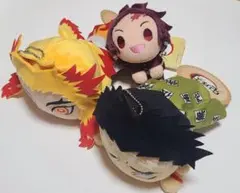 鬼滅の刃 エクストラ寝そべりぬいぐるみ ＆youシリーズ 3点セット