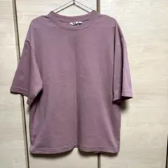 UNIQLO エアリズム　Tシャツ ピンク　L