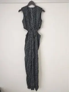 ZARA ザラ カットアウト ジャンススーツパンツ オールインワン ドット 水玉