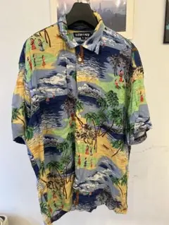 新品 stussyステューシーアロハシャツ 黄緑と茶色の花柄 26SS サイズS 