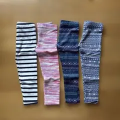 95〜100cm キッズ　スパッツ　レギンス 4枚セット