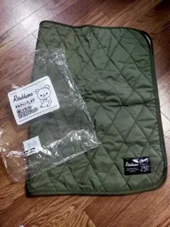 リラックマ あったかキルティングブランケット ボア カーキ