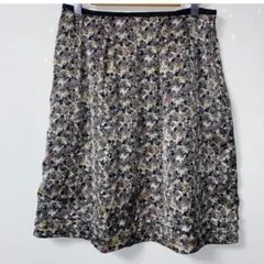【M】anySIS エニィスィス　レディース　スカート　花柄　シンプル　夏物美品