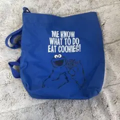 最終値下げ済SESAME STREET クッキー モンスターバッグ