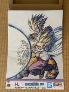 一番くじ ドラゴンボール40th H賞　クリアポスター 親子かめはめ波