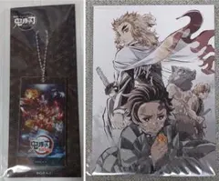 劇場版 鬼滅の刃 無限列車編 特典 メモリアルボード アクリルキーホルダー 2種