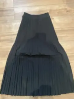 新品タグ付き coca ブラック ロング プリーツスカート