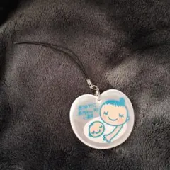 両面マタニティマーク ハート型ストラップ