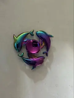 ハンドスピナー レインボーカラー　シンガポール製