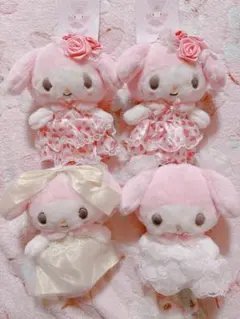 レディマイメロディ　マイメロディマスコットホルダー　4体セット