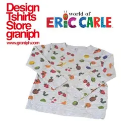 グラニフ エリック・カール コラボ トレーナー 120 はらぺこあおむし柄 美品