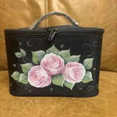 ショッピング籠保冷バック 薔薇 手描き トールペイント - メルカリ