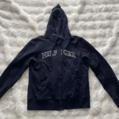 TOMMY HILFIGER ネイビー パーカー M