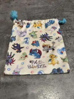 ポケモン 巾着ポーチ　　ポケモンセンター