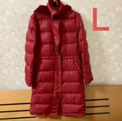DoCLASSE ドゥクラッセ ロング ダウンコート 軽量 赤 レッド　Lサイズのサムネイル