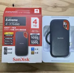 SanDisk Extreme ポータブルSSD 4TB USB3.2 Gen2