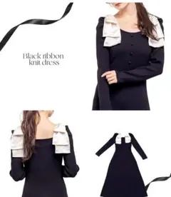 ラビアンジュ　リボンワンピース