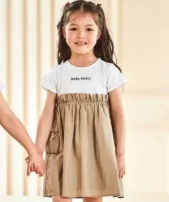 【新品タグ付26ss】bebe ベベ ワンピース 120