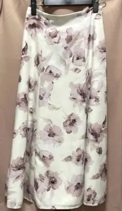 MISCH MASCH ミモレ丈　花柄スカート