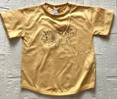 【新品未使用品】プティマイン恐竜刺繍Tシャツ　110cm