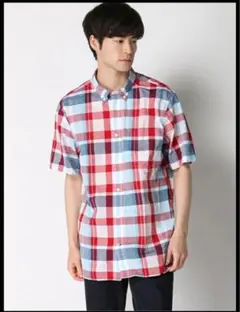 トミーヒルガー TOMMY HILFIGER 半袖シャツ チェックシャツ