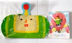 【未使用・非売品】 塊魂グッズ 王子ポーチ・王子着信マスコット 2点セット