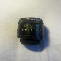 55　未使用　取説　純正ケース付ぐるぐるボケレンズ　 ヘリオス　44-2　M42 58 パスポート 純正ケース付ぐるぐるボケレンズ ヘリオス 44-2 M42