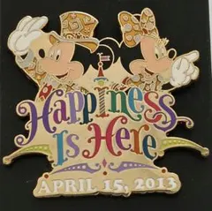 東京ディズニーリゾート Happiness Is Here ピンバッジ