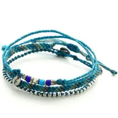 【新品同様】wakami ブレスレット 3本セット ターコイズ　BEAMS